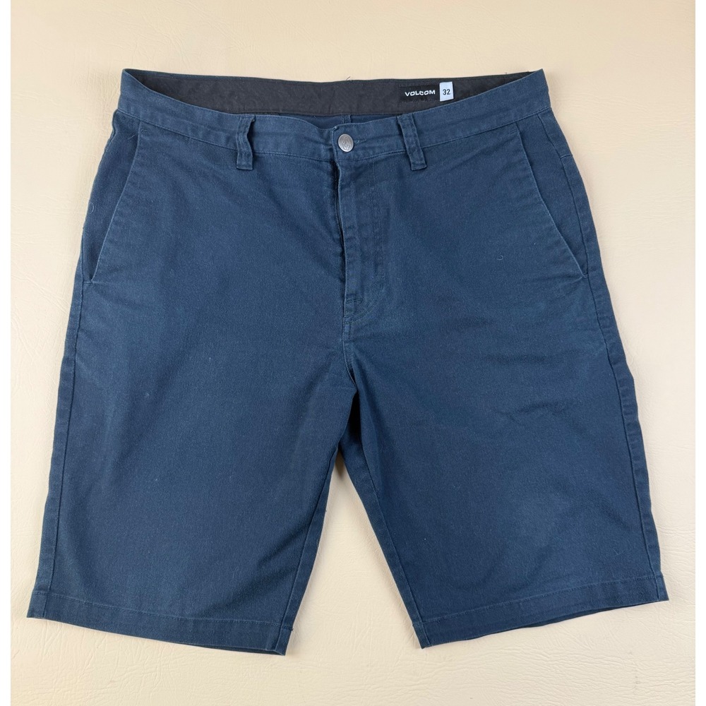 Coastal Streetwear Chino Shorts Navy Blue Size 32 Volcom